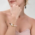 Delikatna bransoletka z onyksów i pereł z kolekcji Pare PRA38-1 ORSKA