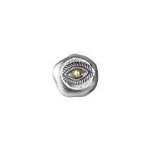 Srebrny pin z symbolem oka z kolekcji Semios