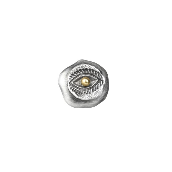 Oxidized silver pin with the eye symbol from the Semios collection SMB19-1
