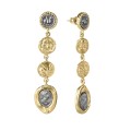 Long seal earrings from the Semios Collection SMK56-1 - ORSKA jewelry store