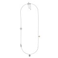 Graphite long necklace with decorative pendants from the Semios collection SMN72-1 - ORSKA jewelry store