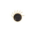 Hand-Carved Wooden Lips Pin from the Kembali Collection