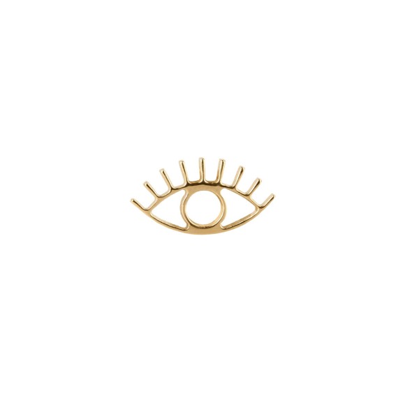 Gold-Plated "Eye" Pin from the Kembali Collection