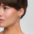 Gold-Plated "Eye" Earrings from the Kembali Collection - ORSKA