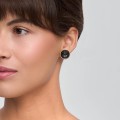 Wooden Carved Lips Earrings from the Kembali Collection KEK36-3