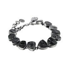 Bracelet with black tourmalines from the Aurora collection