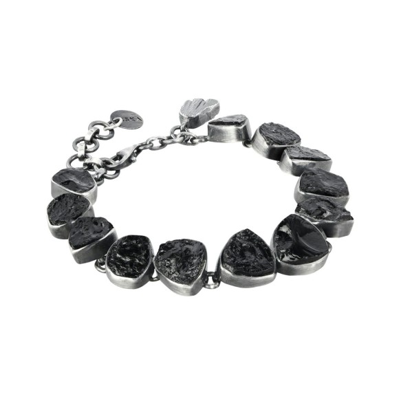 Bracelet with black tourmalines from the Aurora collection