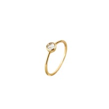 Pierścionek z herkimerem z kolekcji Aurora