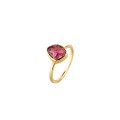 Ring with a large pink tourmaline from the Aurora collection
