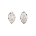 Silver earrings with herkimers from the Aurora collection