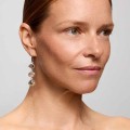Silver, dangling earrings with rock crystals from the Aurora collection - ORSKA jewelry