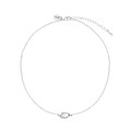Delicate necklace with herkimer pendant from the Aurora collection
