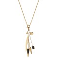 Necklace with ceramic in the shape of drumsticks from the Monumental collection