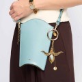 Artistic keychain with ceramic iris-shaped pendant from the Monumental collection - ORSKA jewlery
