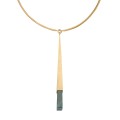 Choker necklace with a jade pendant from the Guatemala collection