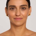 Gold-plated stud earrings from the Guatemala collection – ORSKA jewelry