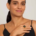 Ring with a large stone from the Guatemala collection