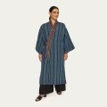 Fioletowo-niebieskie kimono MAXI z kolekcji Guatemala - ORSKA biżuteria