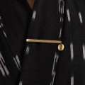 Brooch for the kimono – black and white kimono