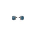 Silver earrings with aquamarine from the Gelato collection - ORSKA jewelry