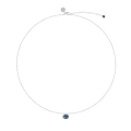 Silver, double-sided necklace from the Minakari collection