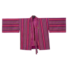 Limitowane kimono z fioletową podszewką z kolekcji Guatemala