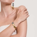 Gold and silver bracelet from the Rundo collection - ORSKA