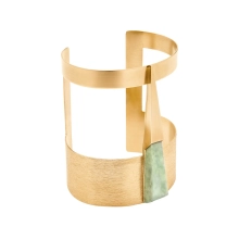 Wide bracelet – jade cuff from the Guatemala collection