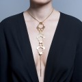 Long necklace from the Apis collection - APN42-1- Orska jewelry