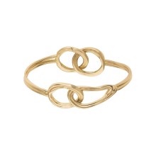 Elegancka, złota bransoletka bangle z kolekcji New Stone