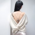 Artistic cat necklace from the Machines collection - MHN52-2 - ORSKA jewelry
