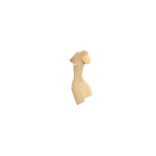 Artystyczny pin w kształcie tułowia z kolekcji Body