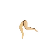 Ręcznie robiony pin nogi z kolekcji Body