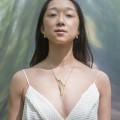 Original handmade necklace with woman pendant from the Body collection  BN51-4 - ORSKA jewelry
