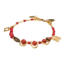 Unique bracelet with root chakra from the Gelato collection 