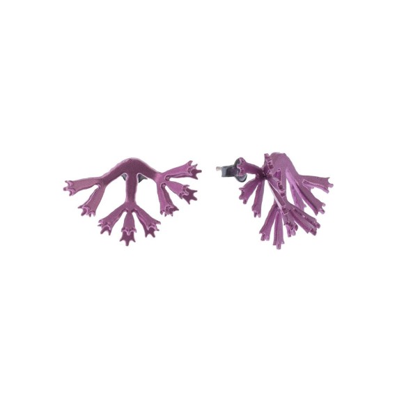 Adenostyles inspired earrings from the Plantis collection PLK24-3-1 ORSKA jewelry