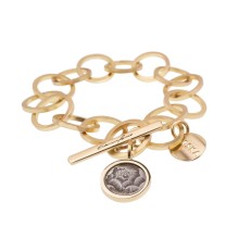 Bracelet with tattooed pendant from Tattoo collection