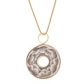 TTN76-1 Large engraved necklace from the Tattoo collection by ORSKA jewelry