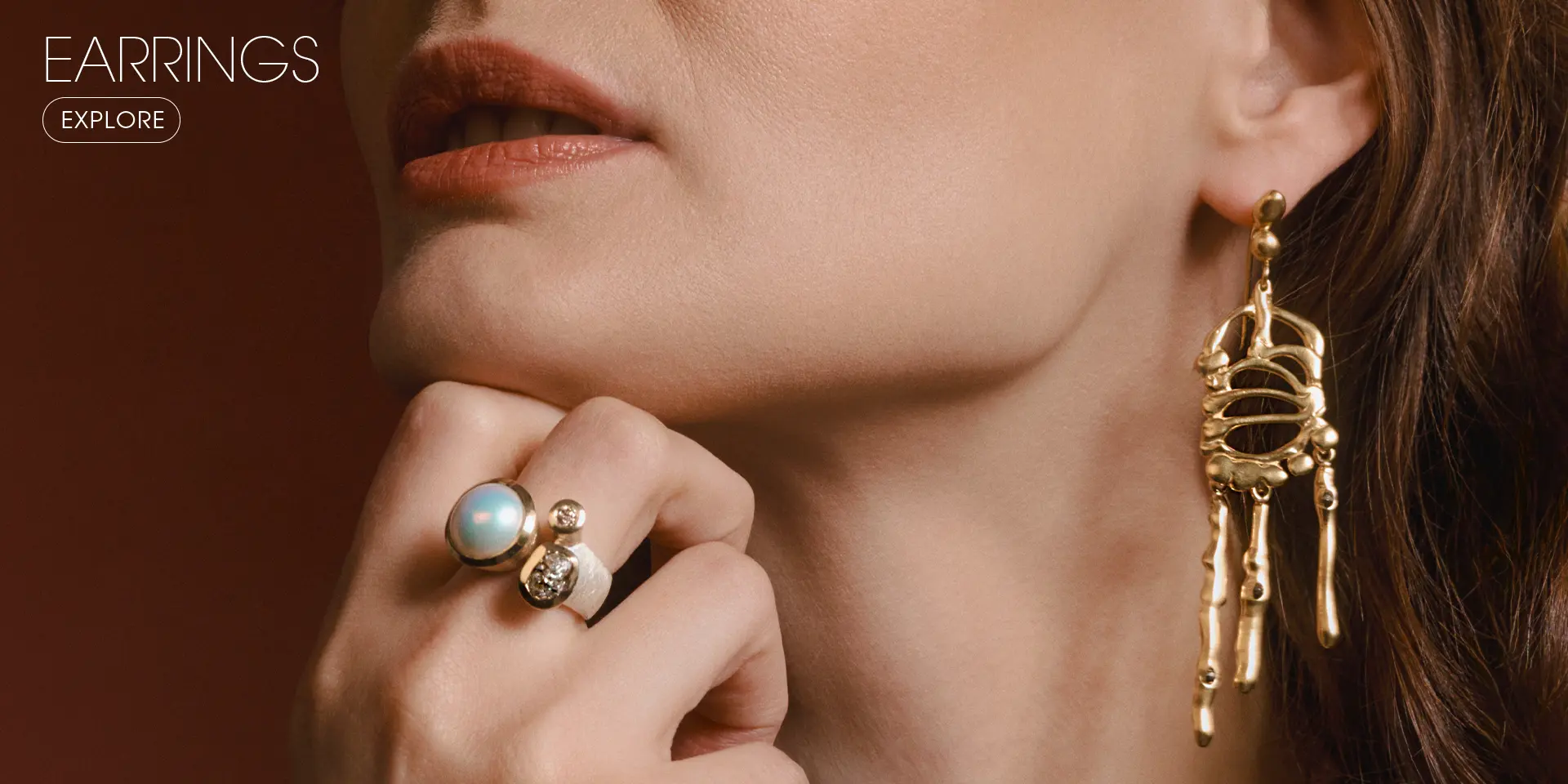 Handmade earrings by ORSKA