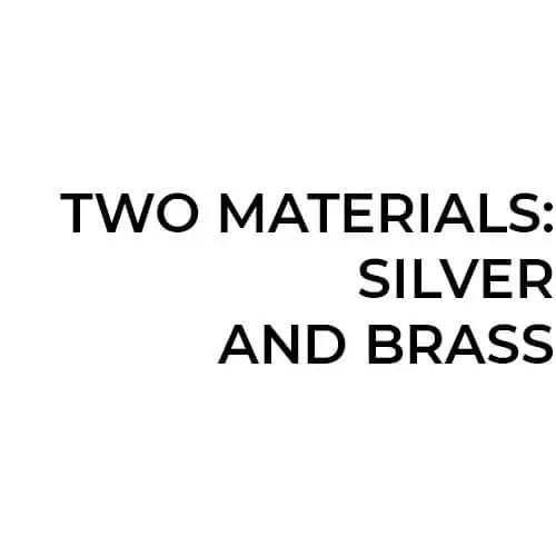 Men's jewelry made of silver and brass by ORSKA
