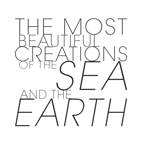 The most beautiful creations of the sea and the earth