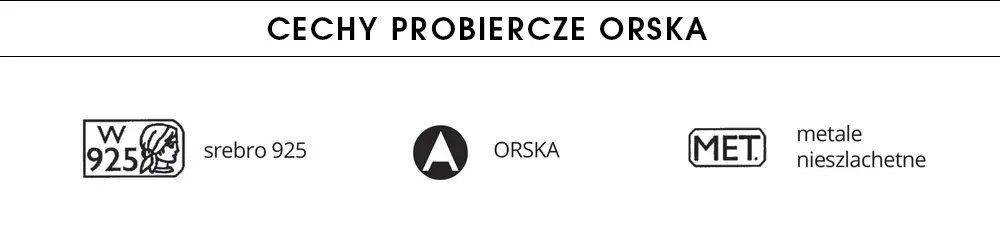 cechy probiercze w biżuterii ORSKA