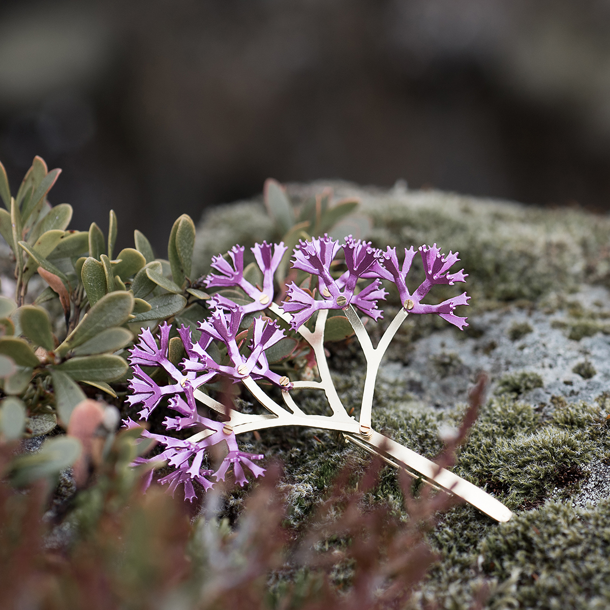 artystyczna biżuteria ręcznie robiona ORSKA kolekcja Plantis, Miłosna Górska